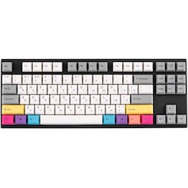 კლავიატურა Varmilo VEM87 CMYK, EC V2 Daisy, Wired, USB, Gaming Keyboard, Black